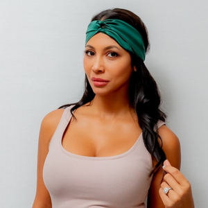 Emerald - Top Knot Headband