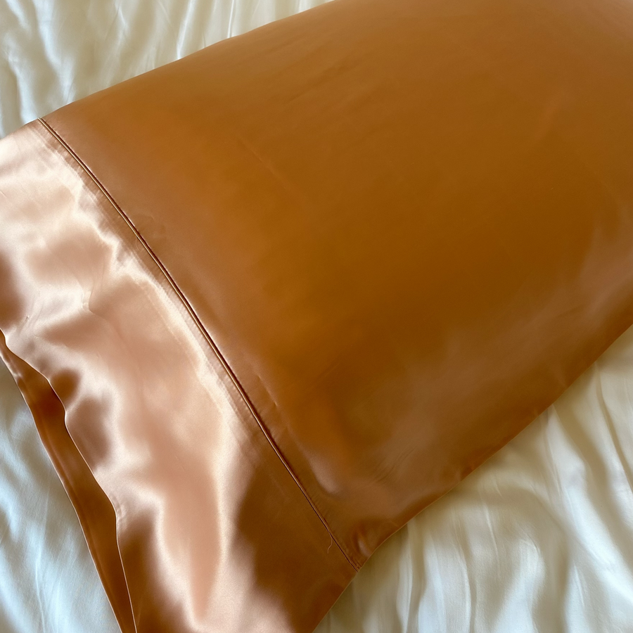 CILQUE Rose Gold silk pillowcase