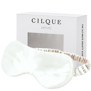 CILQUE Vanilla silk eye mask