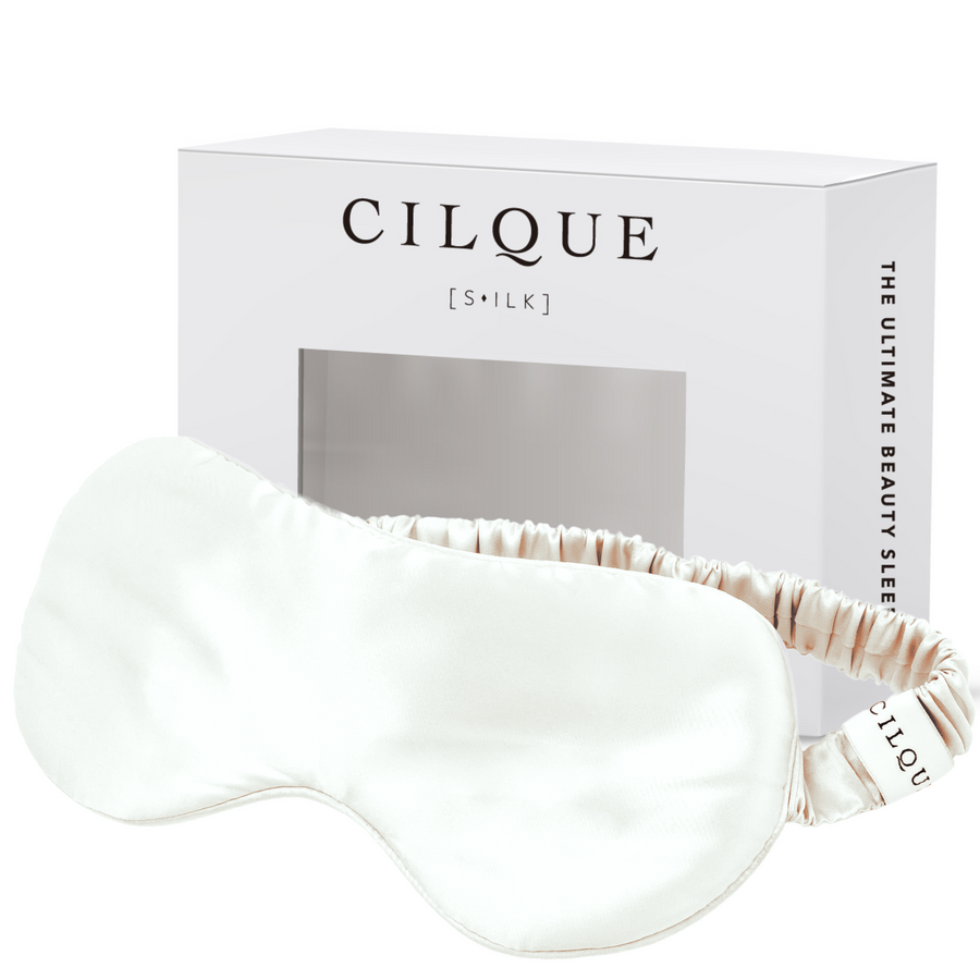 CILQUE Vanilla silk eye mask
