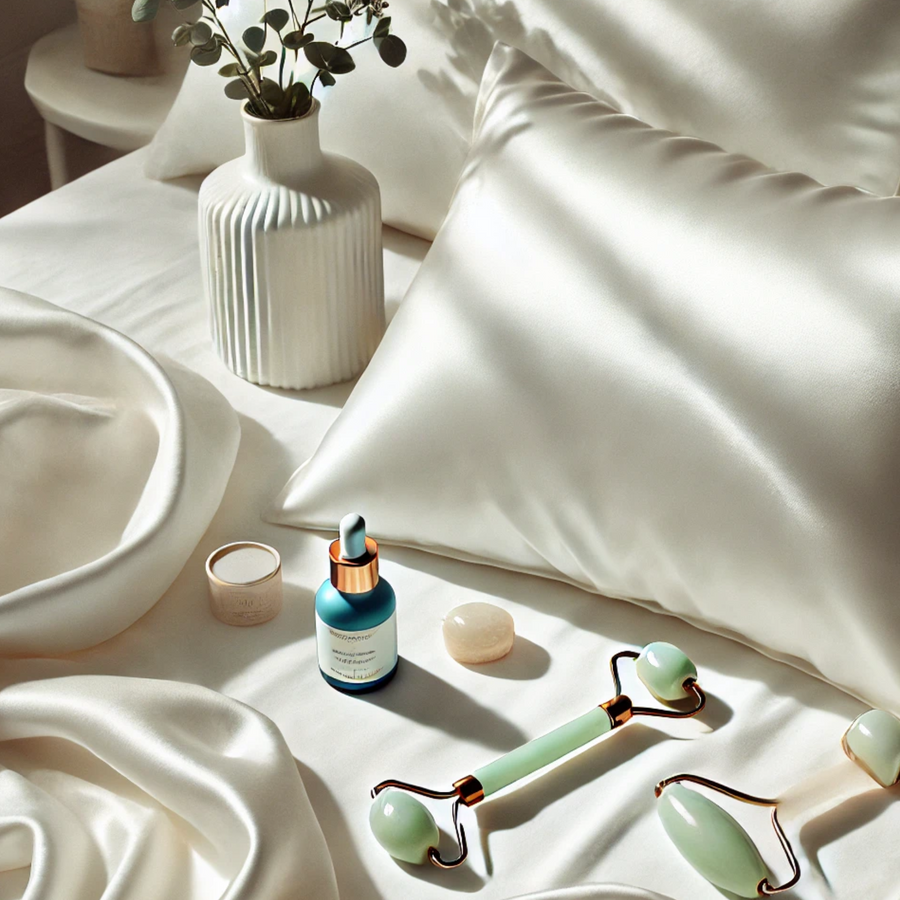 CILQUE Vanilla silk pillowcase