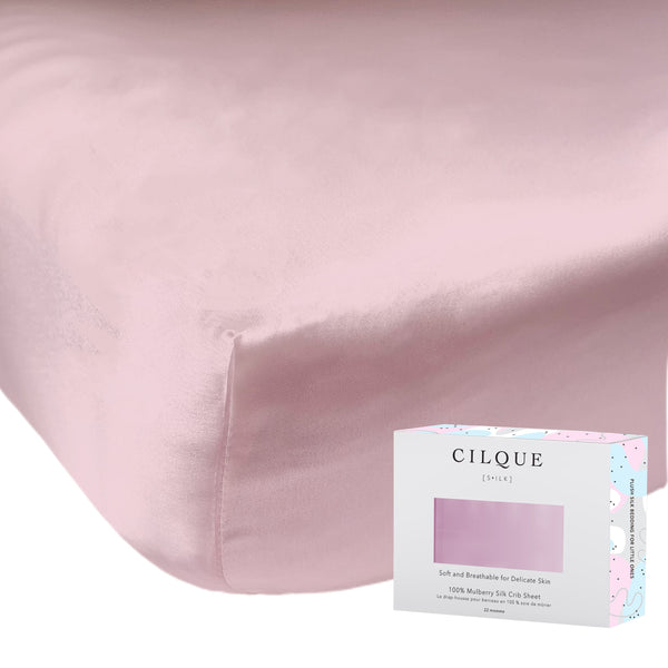 Blush — Plush Silk Crib Sheet