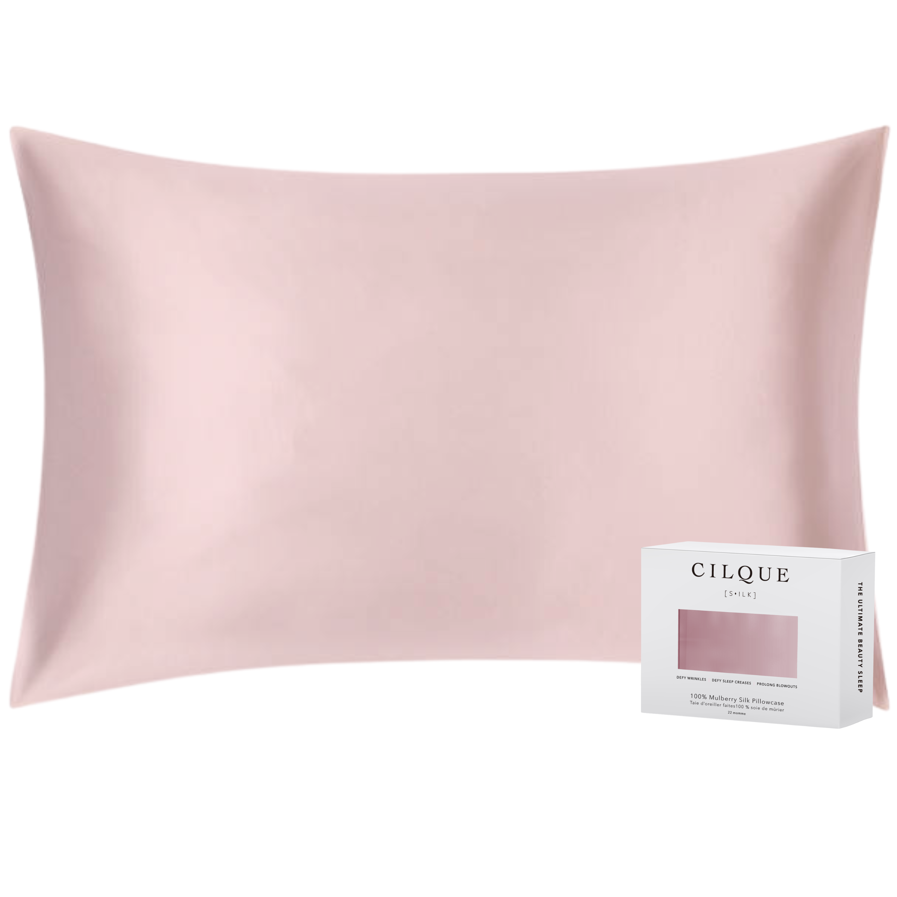Blush Lustrous Silk Pillowcase Queen – CILQUE® US