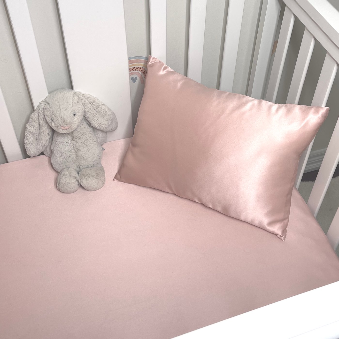 PLUSH SILK TODDLER PILLOWCASE BLUSH CILQUE US